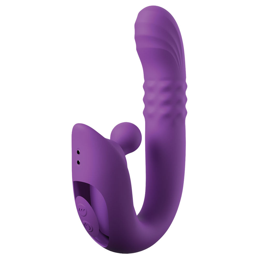 Fantasy For Her Harmoni Pro Purple Purple 17.8 Cm Usb Rechargeable Throbbing Vibrator