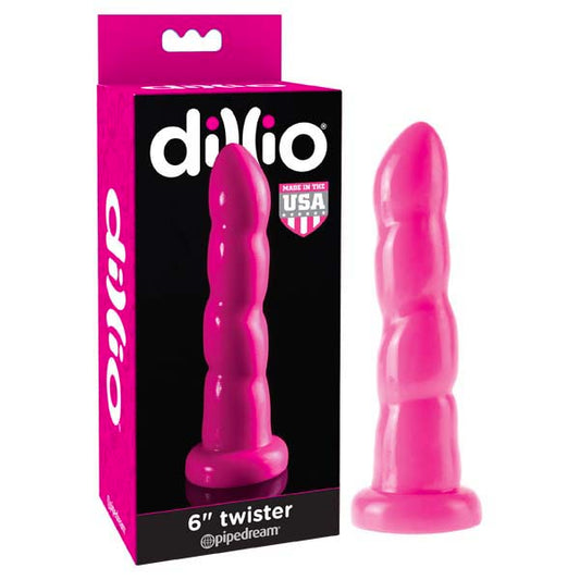 Dillio 6'' Twister Pink 15.2 Cm Dong