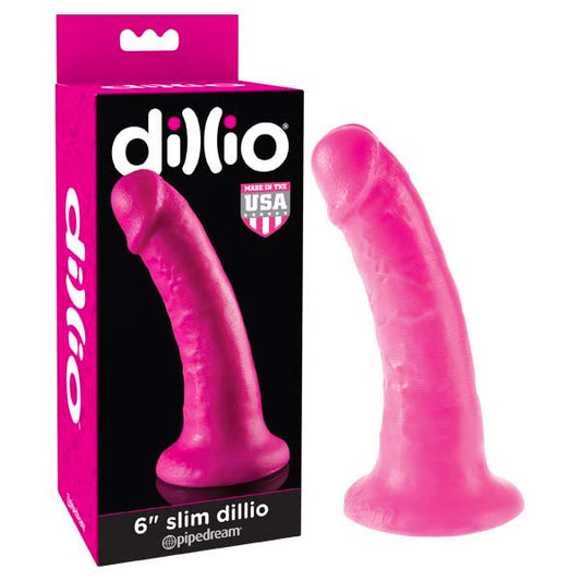 Dillio 6'' Slim Pink 15.2 Cm Dong