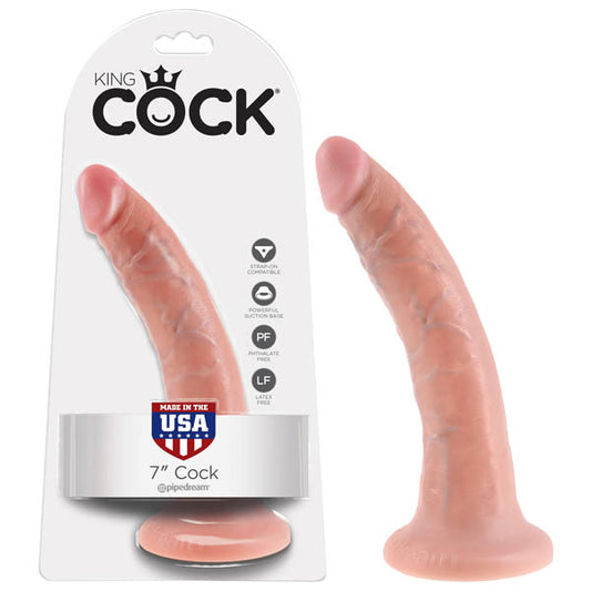 King Cock 7'' Cock Flesh 17.8 Cm (7'') Dong