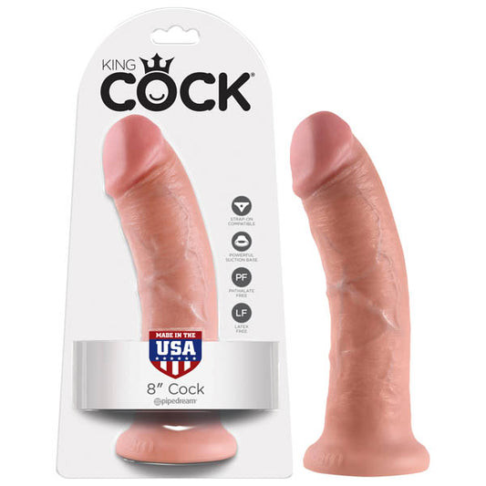 King Cock 8'' Cock Flesh 20.3 Cm (8'') Dong
