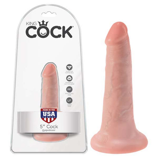 King Cock 5'' Cock Flesh 12.7 Cm (5'') Dong