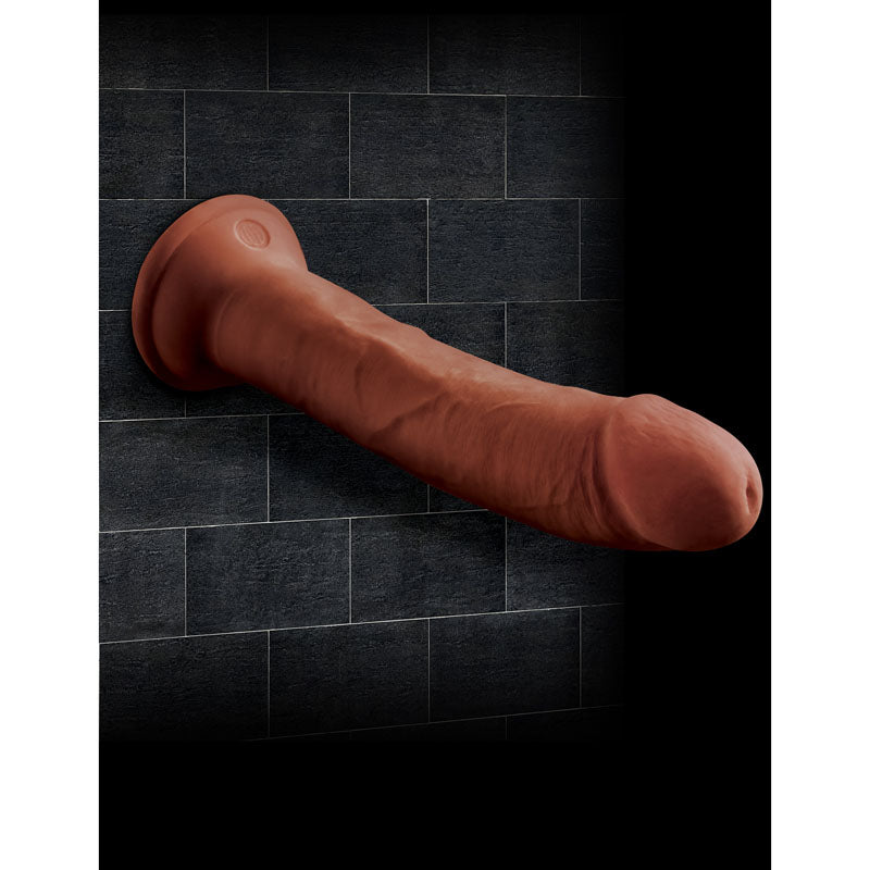 King Cock Plus 8'' Triple Density Cock Brown 20.3 Cm Dong