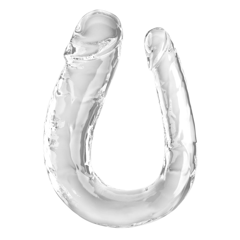 King Cock Clear Large Double Trouble Clear Large Double Penetration Dong