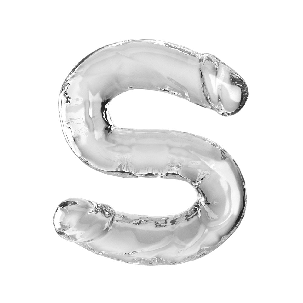 King Cock 18 Inch Double Dildo Clear 45.7 Cm Double Dong