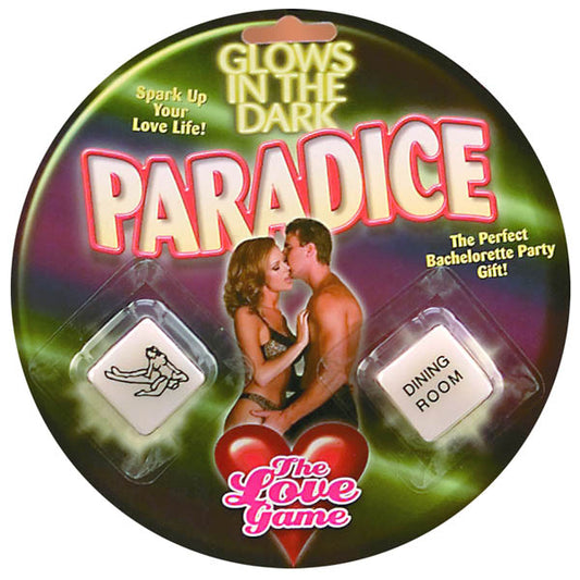 Glow In The Dark Paradice Glow In Dark Novelty Dice