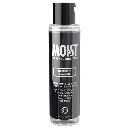 Moist Backdoor Formula Water Based Anal Lubricant 130 Ml Bottle