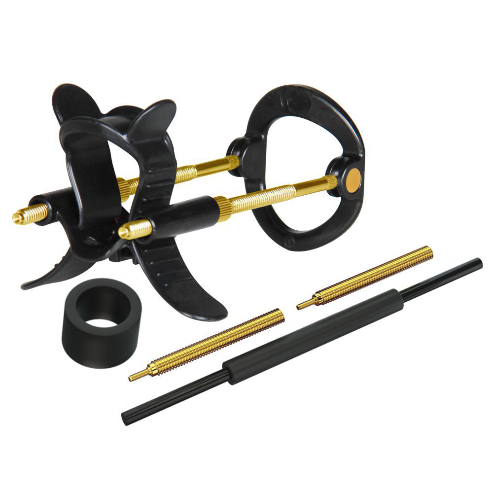 Luv Pump Max Fit Hybrid Penis Extender Black Black Penis Extender Kit