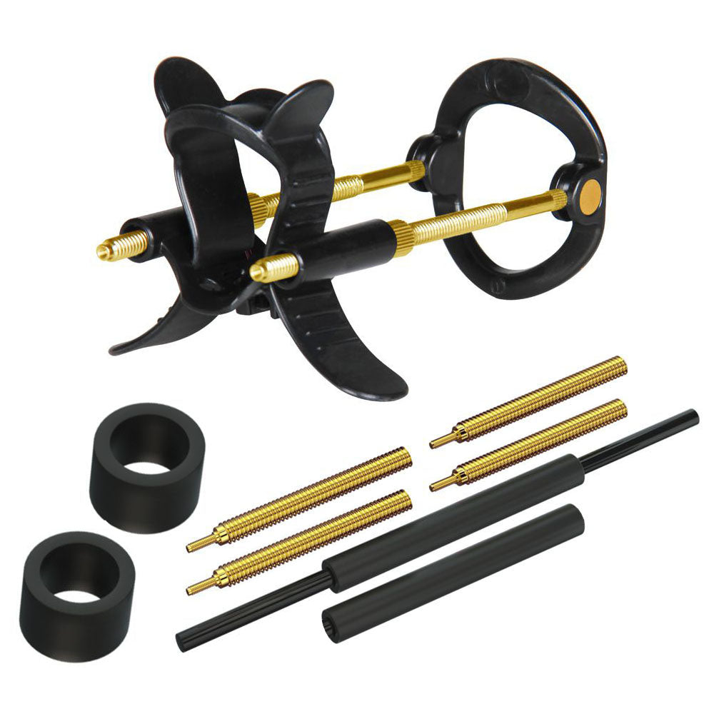 Luv Pump Max Fit Luxury Penis Extender Black Black Penis Extender Kit
