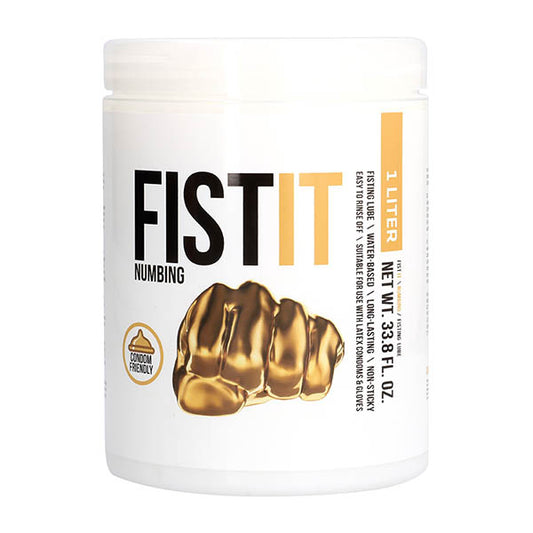 Pharmquests Fist It Numbing Water Based Numbing Lubricant 1000 Ml Tub