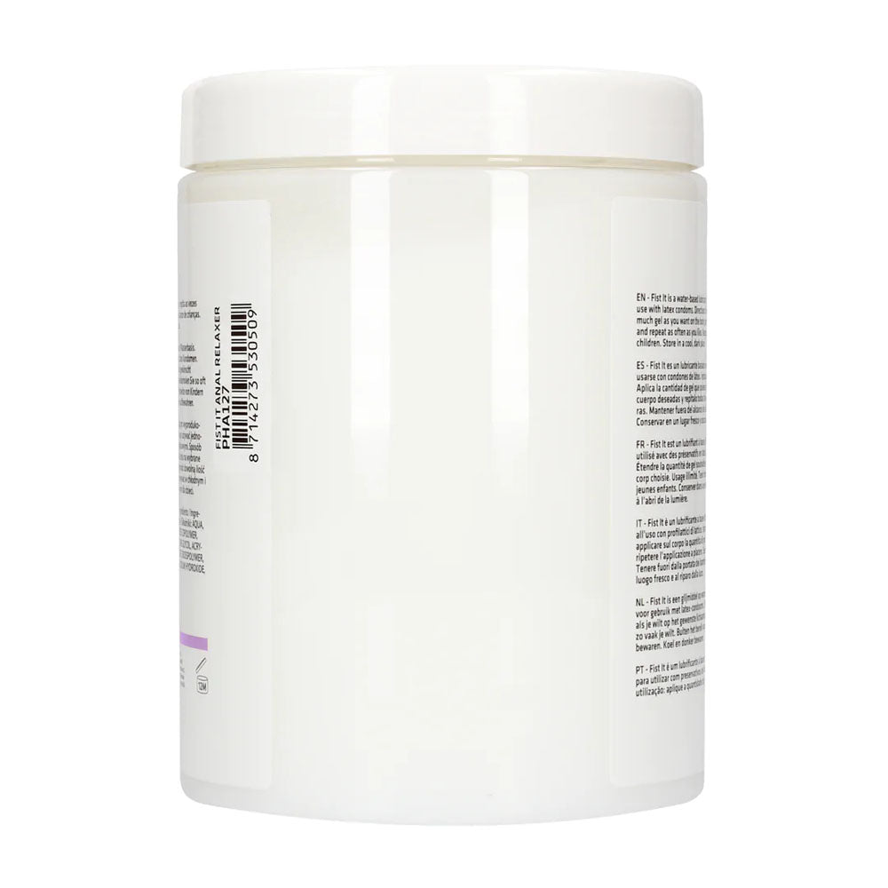 Pharmquests Fist It Anal Relaxer Water Based Relaxing Lubricant 1000 Ml Tub