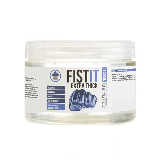 Pharmquests Fist It Extra Thick Thick Water Based Lubricant 500 Ml Tub