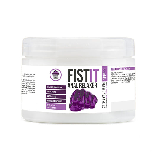 Pharmquests Fist It Anal Relaxer Water Based Relaxing Lubricant 500 Ml Tub