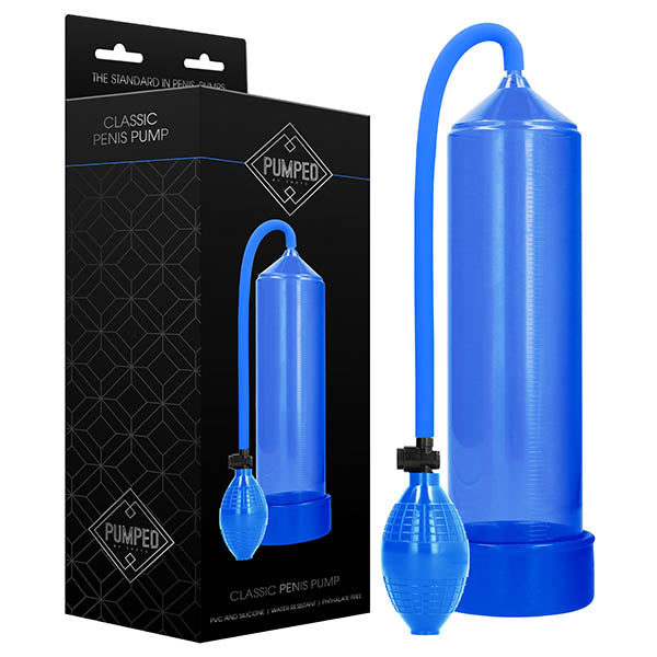 Pumped Classic Penis Pump Blue Penis Pump