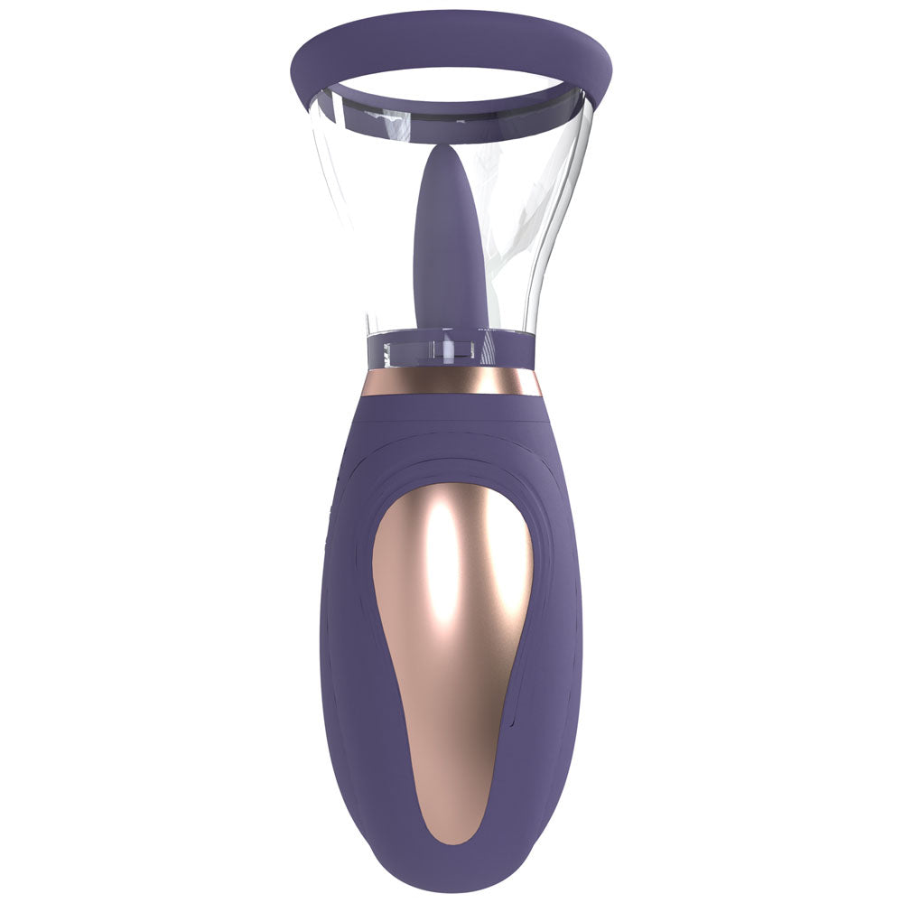 Pumped Enhance Auto Vulva & Brest Pump Purple Purple Usb Rechargeable Ladies Pump