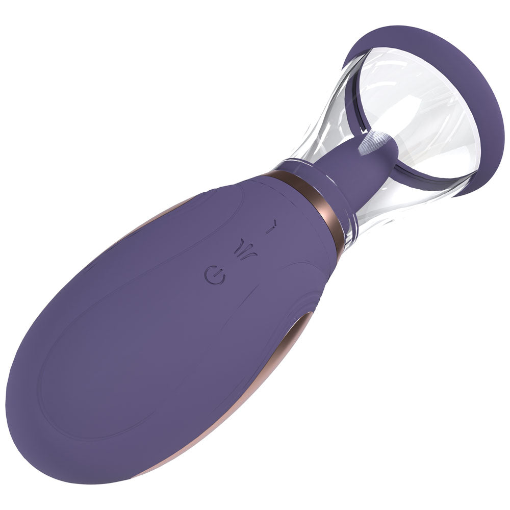 Pumped Enhance Auto Vulva & Brest Pump Purple Purple Usb Rechargeable Ladies Pump