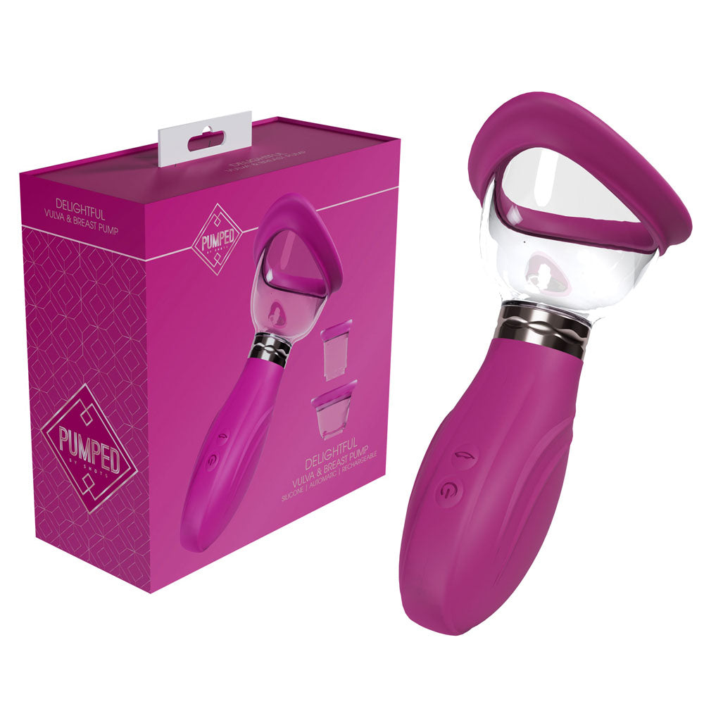 Pumped Delightful Auto Ladies Pump Pink Pink Usb Rechargeable Ladies Pump