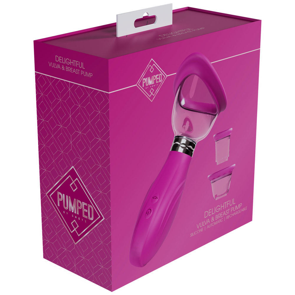 Pumped Delightful Auto Ladies Pump Pink Pink Usb Rechargeable Ladies Pump