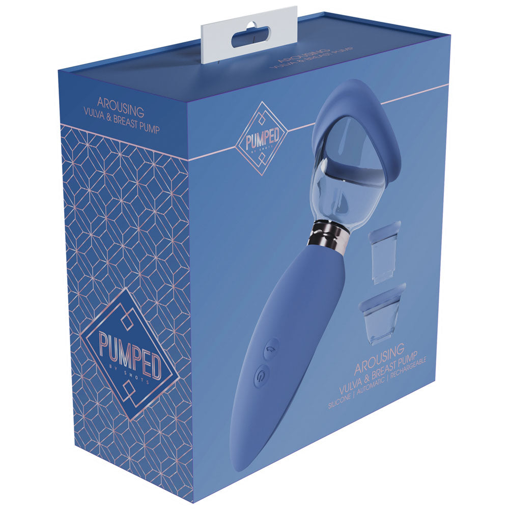 Pumped Arousing Auto Ladies Pump Blue Blue Usb Rechargeable Ladies Pump