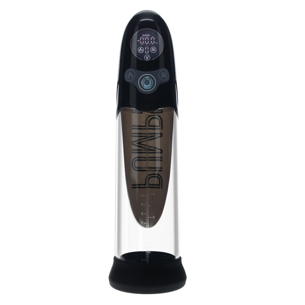 Pumped Aqua Pro Auto Pump Black Black/Clear Usb Rechargeable Ai Enabled Submersible Auto Penis Pump