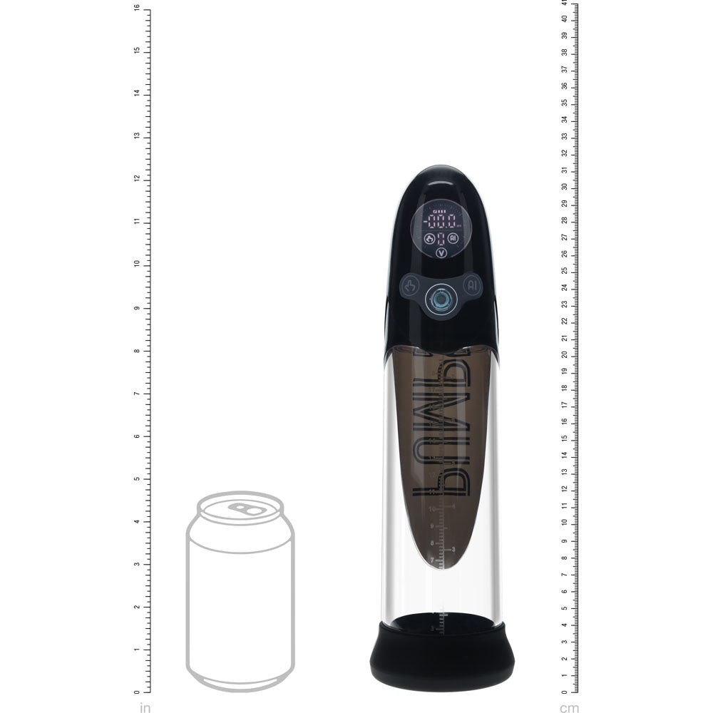 Pumped Aqua Pro Auto Pump Black Black/Clear Usb Rechargeable Ai Enabled Submersible Auto Penis Pump