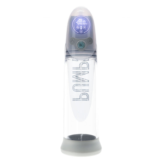Pumped Aqua Pro Auto Pump Grey Grey/Clear Usb Rechargeable Ai Enabled Submersible Auto Penis Pump