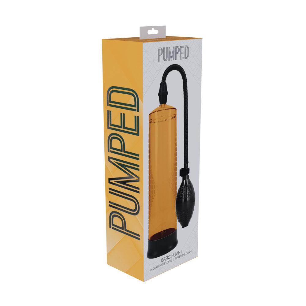 Pumped Basic Pump 1 Orange Orange Penis Pump