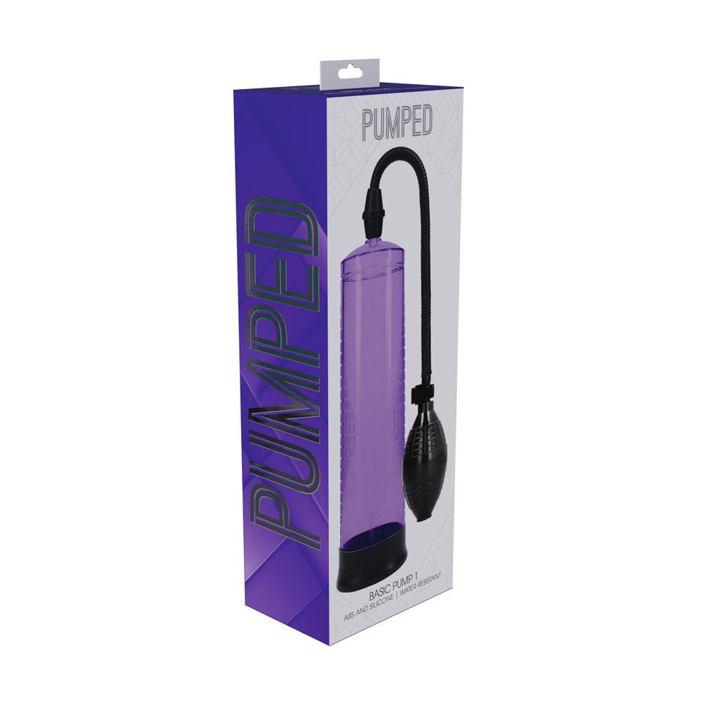 Pumped Basic Pump 1 Purple Purple Penis Pump