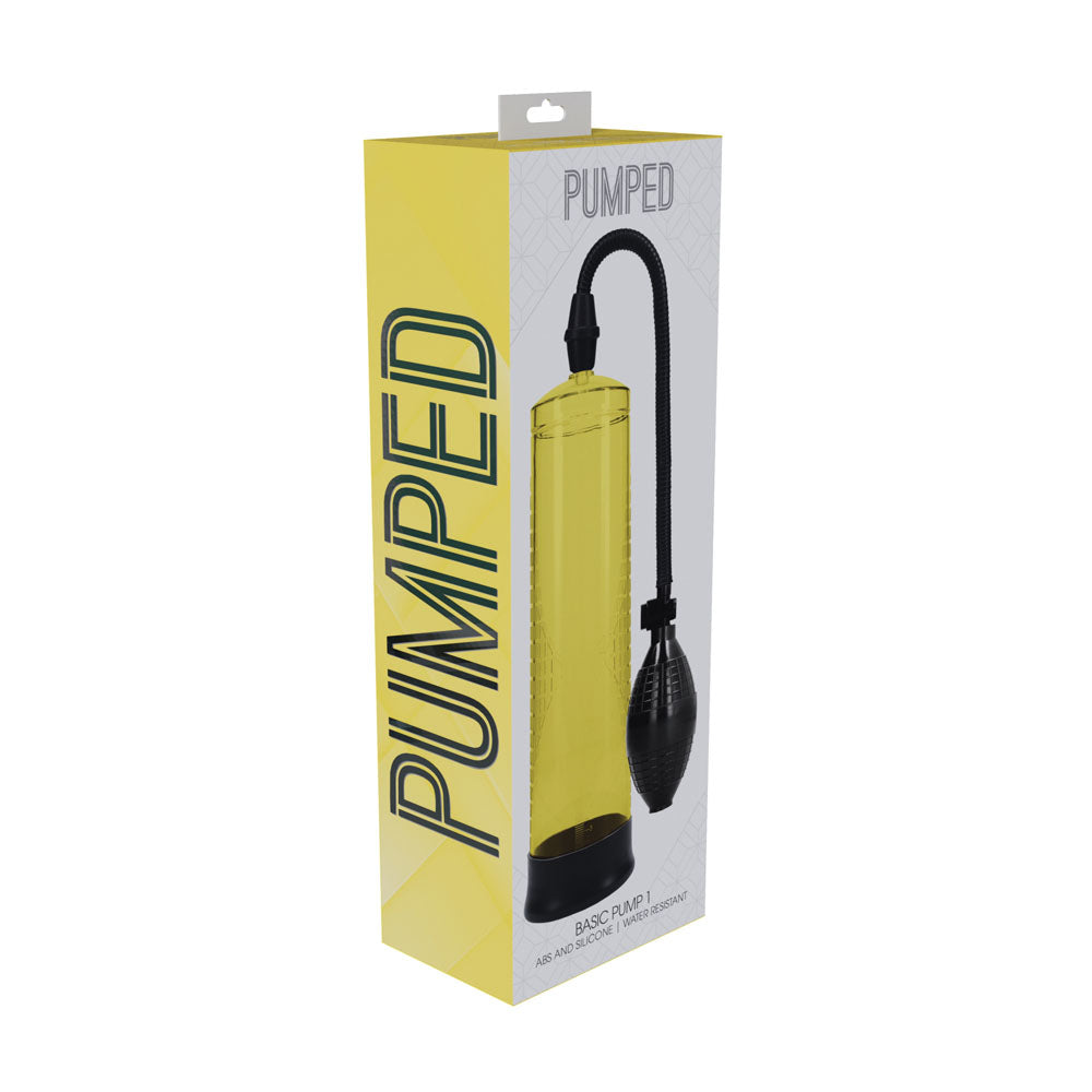 Pumped Basic Pump 1 Yellow Yellow Penis Pump