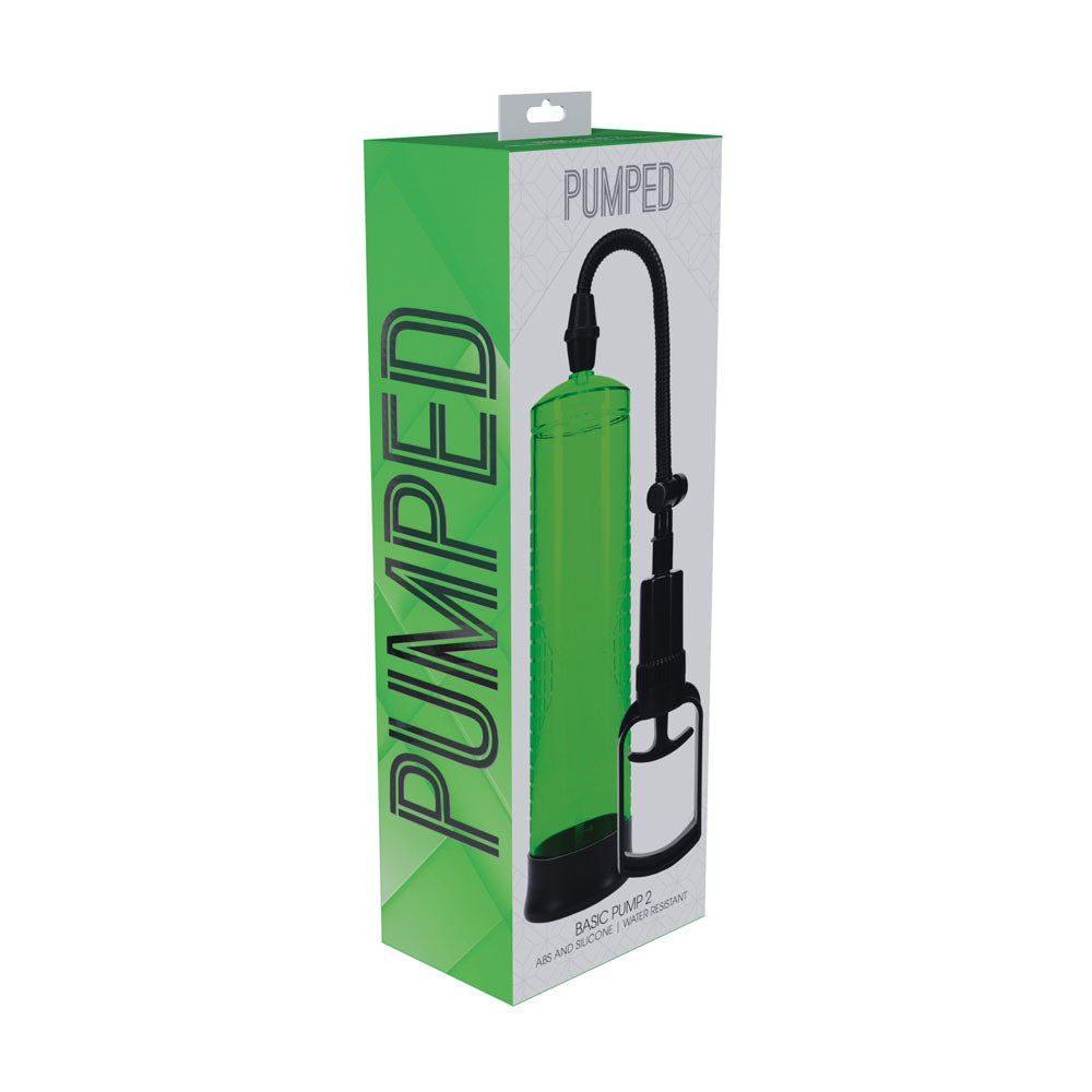 Pumped Basic Pump 2 Green Green Penis Pump