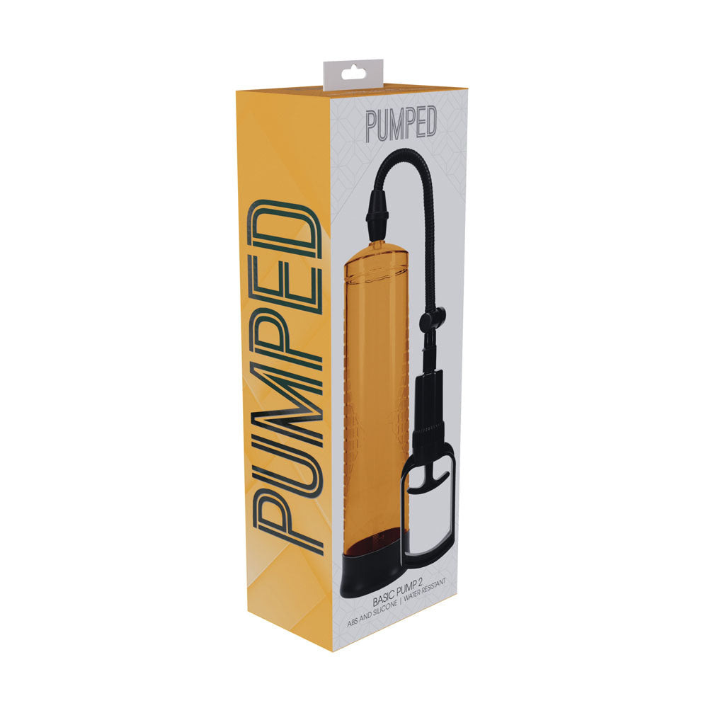 Pumped Basic Pump 2 Orange Orange Penis Pump