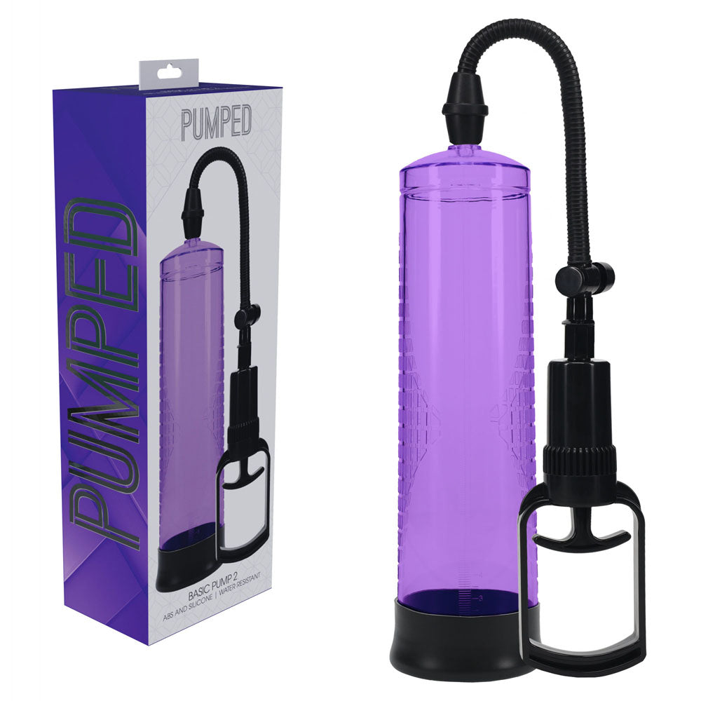 Pumped Basic Pump 2 Purple Purple Penis Pump