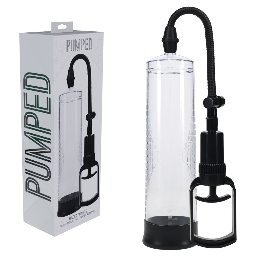 Pumped Basic Pump 2 Transparent Clear Penis Pump
