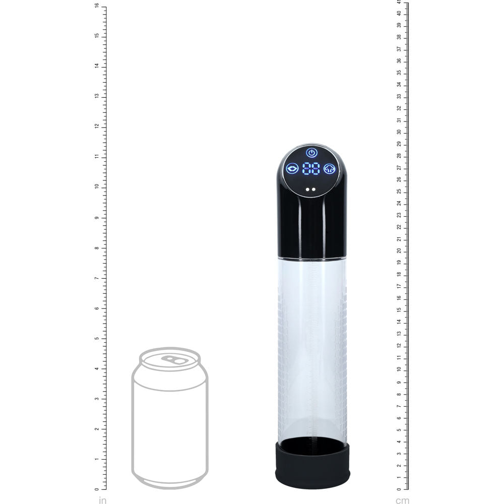 Pumped Automatic Waterproof Pump Black Black/Clear Usb Rechargeable Automatic Penis Pump