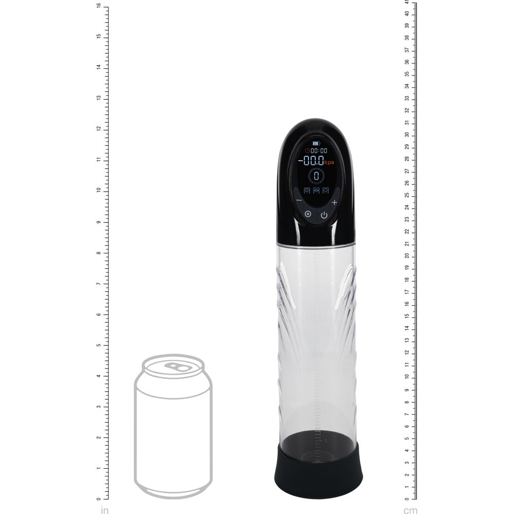 Pumped Cyber Pulse Automatic Penis Pump Black Black/Clear Usb Rechargeable Auto Penis Pump