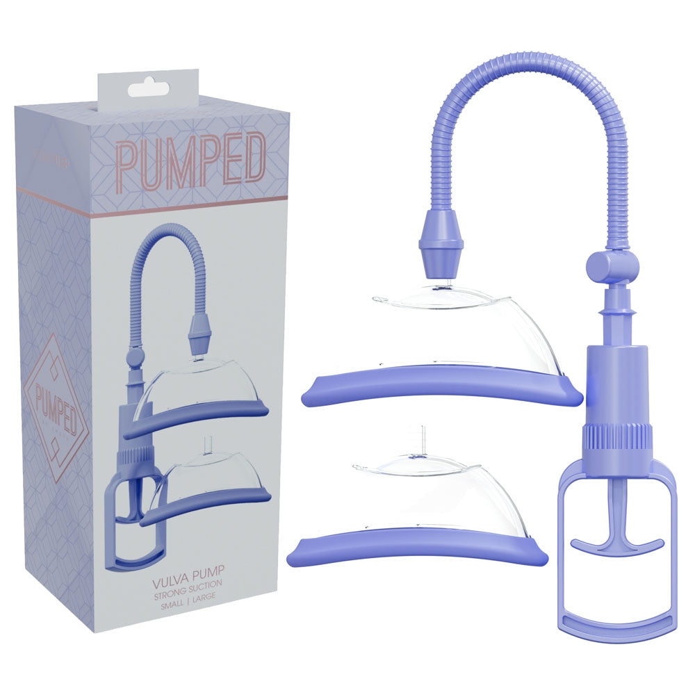 Pumped Vulva Pump Lavender Lavender Vagina Pump With 2 Cups