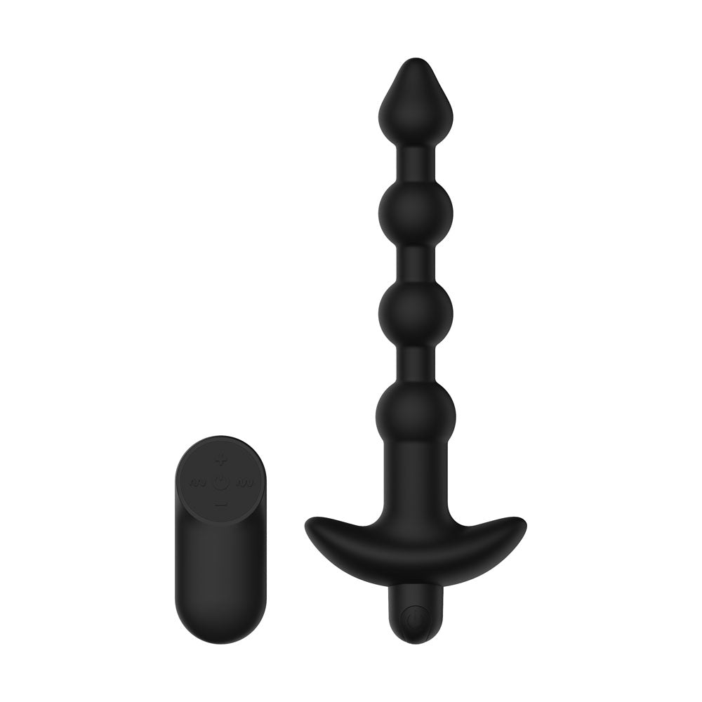 Passion Play Vibrating Anal Beads With Remote Black Usb Rechargeable Vibrating Anal Beads With Wireless Remote