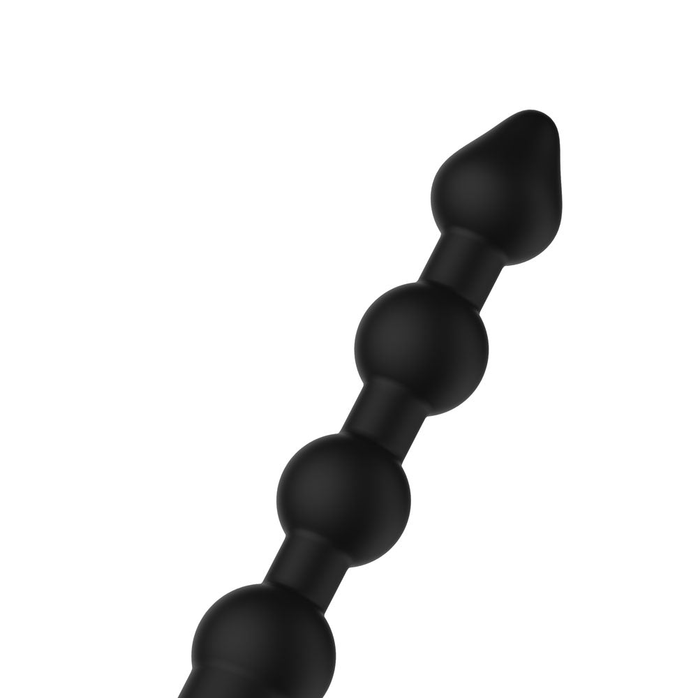 Passion Play Vibrating Anal Beads With Remote Black Usb Rechargeable Vibrating Anal Beads With Wireless Remote