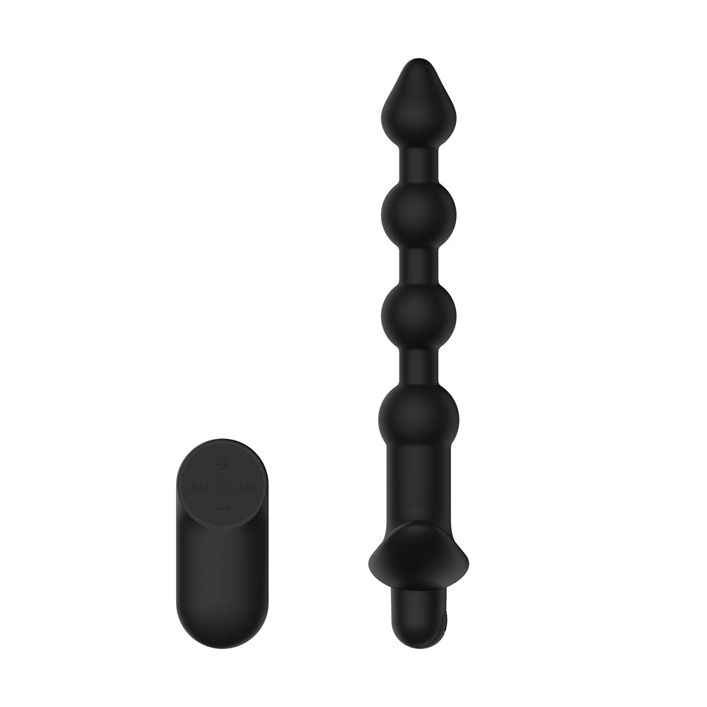 Passion Play Vibrating Anal Beads With Remote Black Usb Rechargeable Vibrating Anal Beads With Wireless Remote