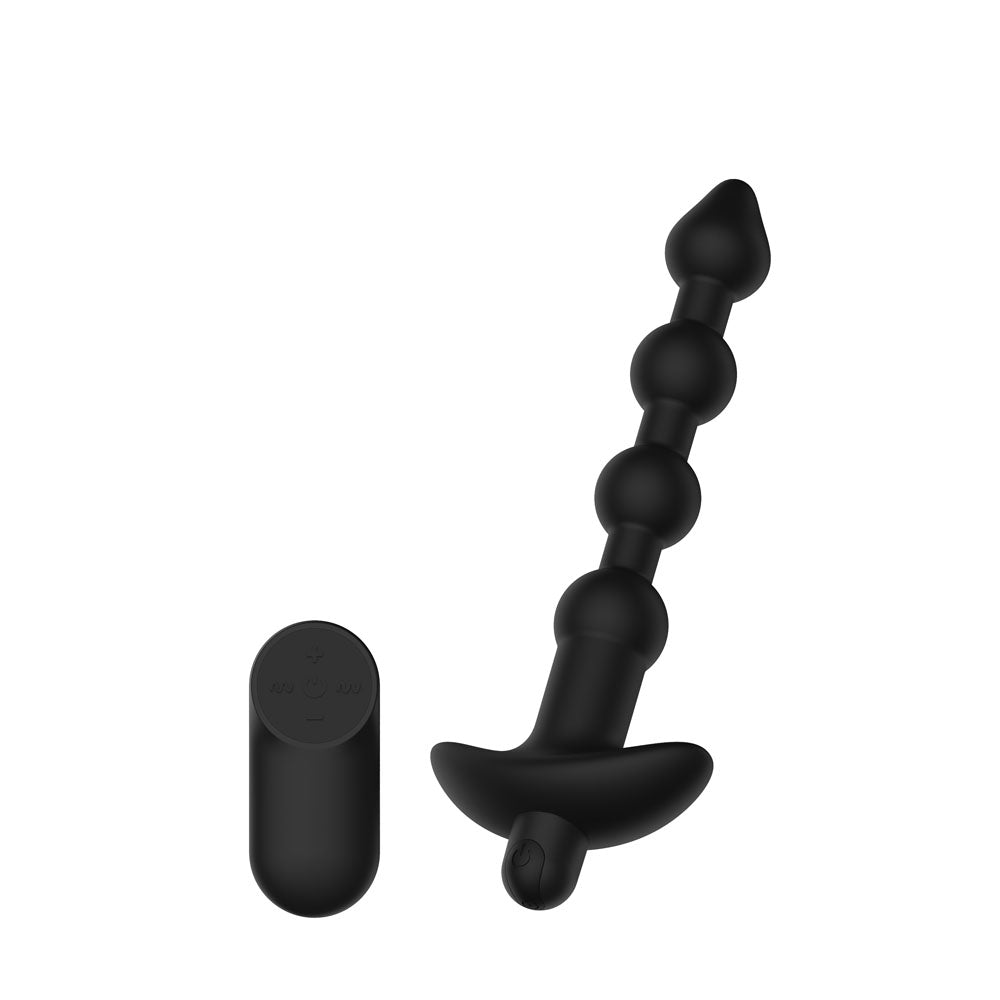 Passion Play Vibrating Anal Beads With Remote Black Usb Rechargeable Vibrating Anal Beads With Wireless Remote