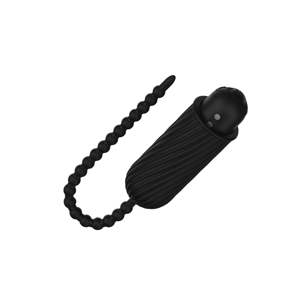 Passion Play Vibrating Silicone Sound Black Usb Rechargeable Vibrating Urethral Sound