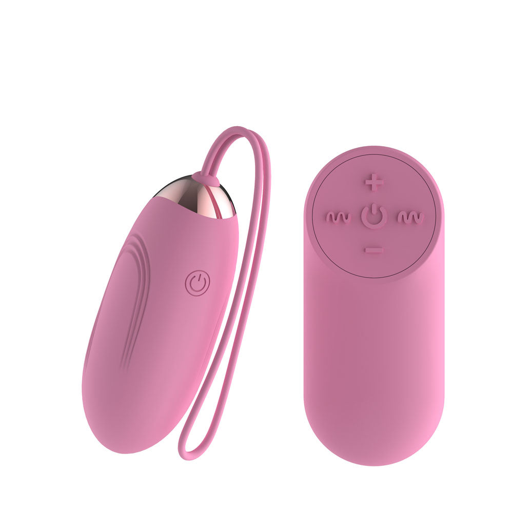Passion Play Silicone Vibrating Egg Small Pink Usb Rechargeable Vibrating Egg With Wireless Remote