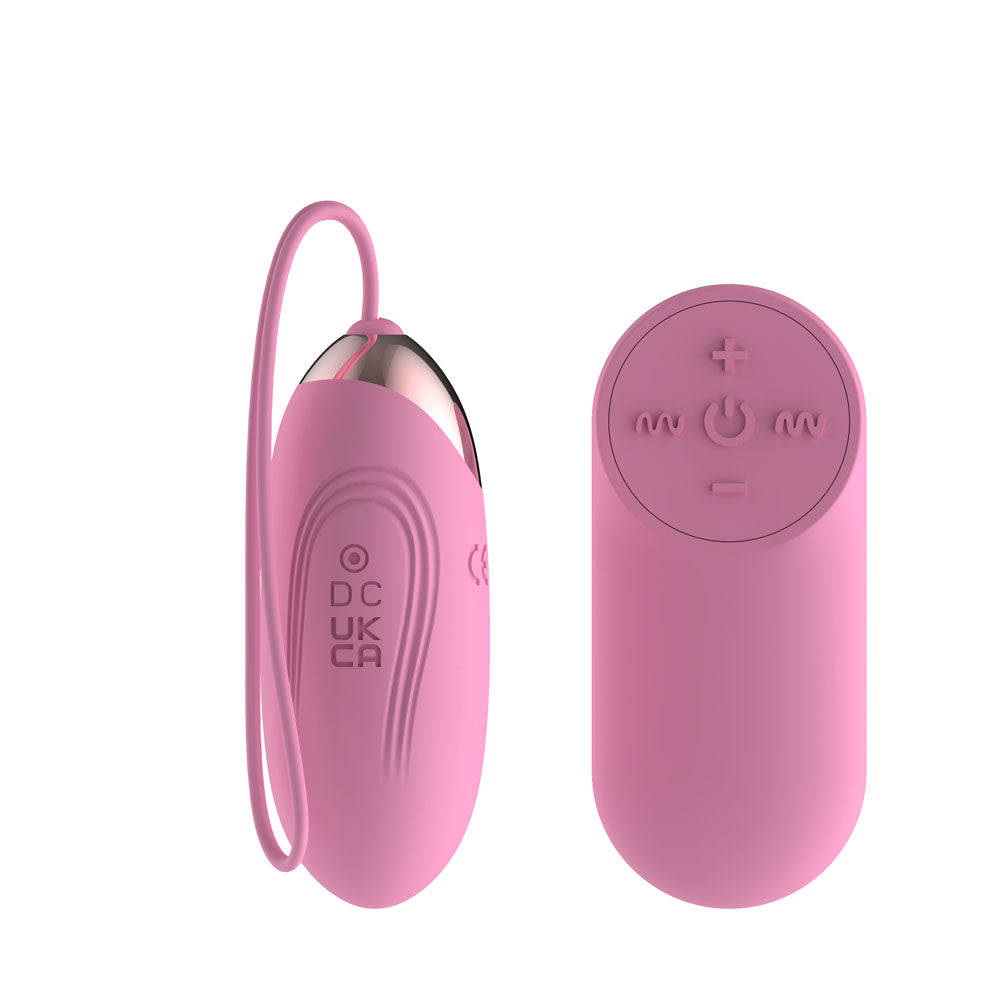 Passion Play Silicone Vibrating Egg Small Pink Usb Rechargeable Vibrating Egg With Wireless Remote