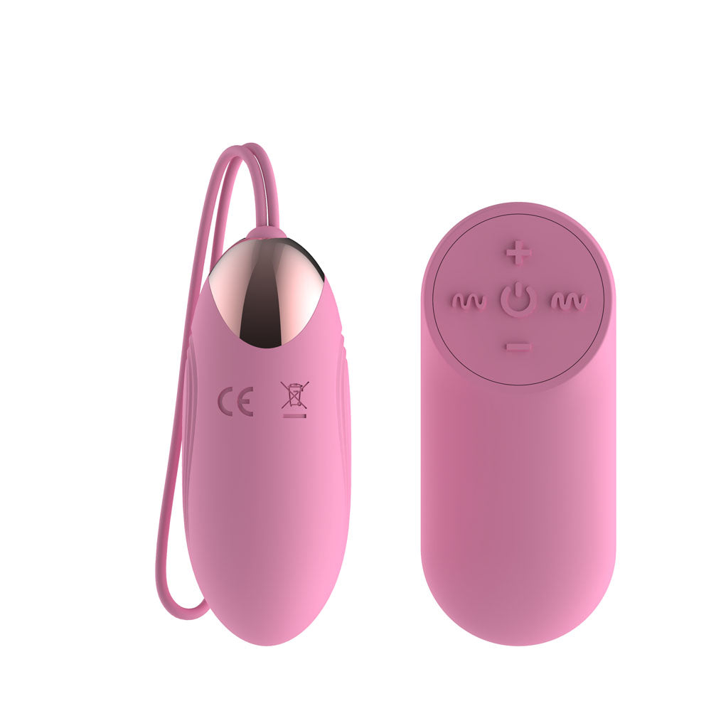 Passion Play Silicone Vibrating Egg Small Pink Usb Rechargeable Vibrating Egg With Wireless Remote