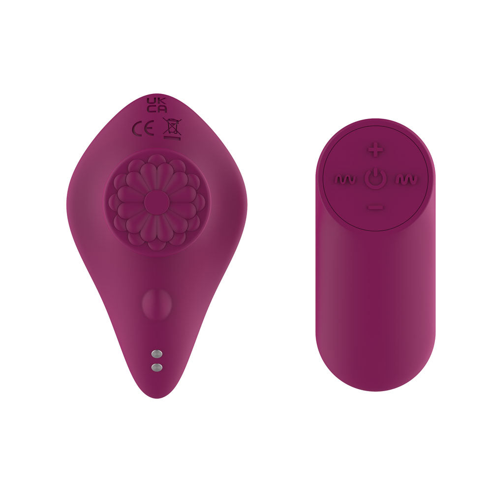 Passion Play Magnet Panty Vibe With Remote Purple Usb Rechargeable Panty Vibrator With Wireless Remote Control
