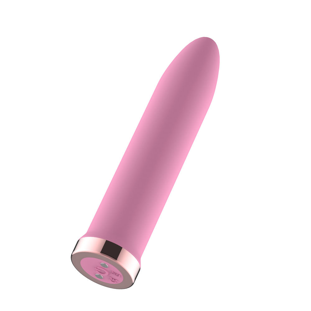 Passion Play Rechargeable Vibrating Bullet Pink Pink 9.8 Cm Usb Rechargeable Bullet