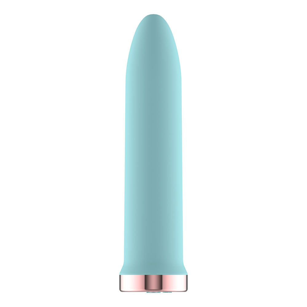 Passion Play Rechargeable Vibrating Bullet Blue Blue 9.8 Cm Usb Rechargeable Bullet