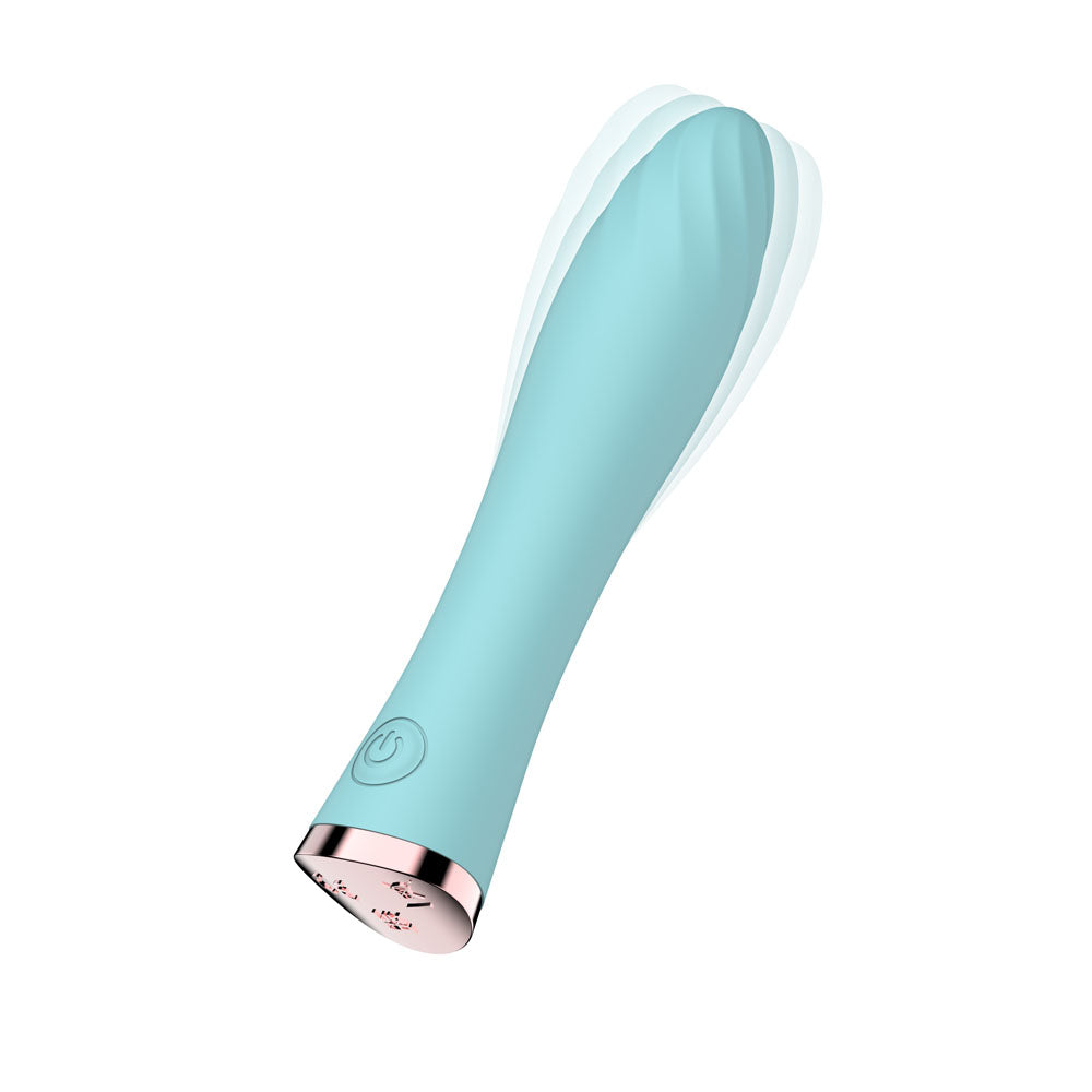 Passion Play Ultra Power Silicone Vibrating Bullet Blue Blue 12.9 Cm Usb Rechargeable Vibrating Bullet