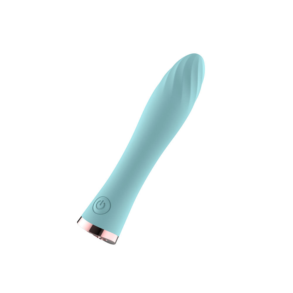 Passion Play Ultra Power Silicone Vibrating Bullet Blue Blue 12.9 Cm Usb Rechargeable Vibrating Bullet