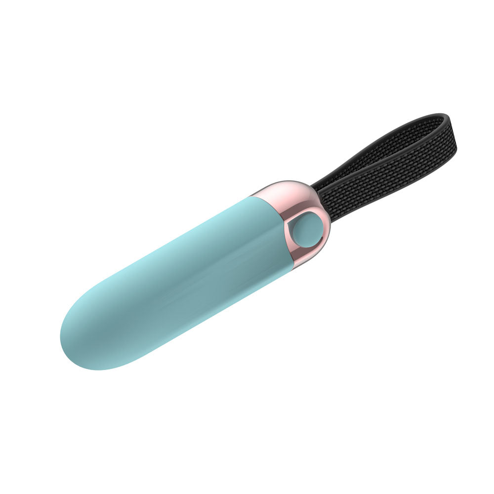 Passion Play Vibrating Bullet Blue Blue 8.5 Cm Usb Rechargeable Vibrating Bullet
